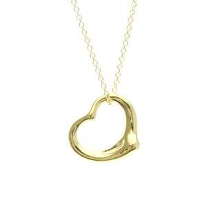 TIFFANY Authentic 18k Gold Heart Necklace
